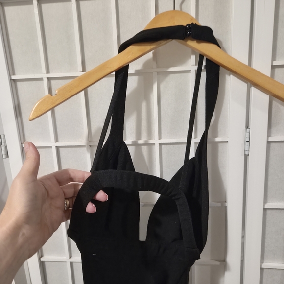 Tobi Black Halter Neck Dress NWT Sz S - Picture 11 of 11